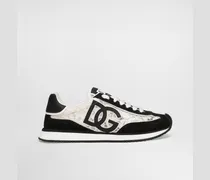 Sneaker Dg Cushion Aus Kalbsleder Und Textil - Frau Sneakers Schwarz
