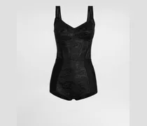 Korsett-body - Frau Blusen Und Tops Schwarz Satin