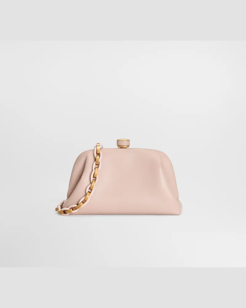 Dolce & Gabbana Handtasche Grandma Mini Aus Plongé-nappaleder - Frau Collection Puderrosa Puder