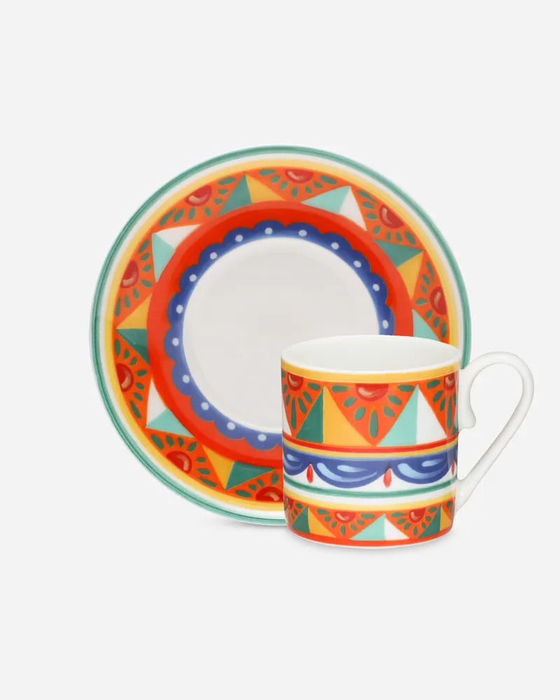Dolce & Gabbana Fine Porcelain Espresso Set - Espressotassen Mehrfarbig Mehrfarbig