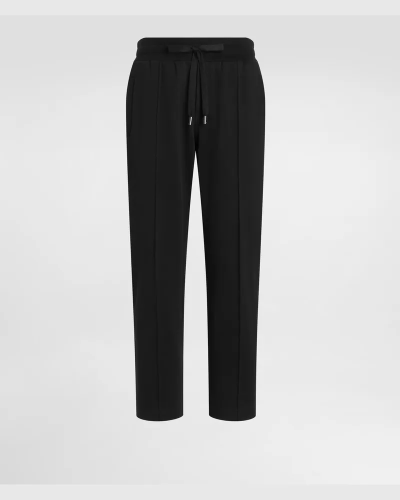 Dolce & Gabbana Jogginghose Aus Jersey - Mann Hosen Und Shorts Schwarz Schwarz