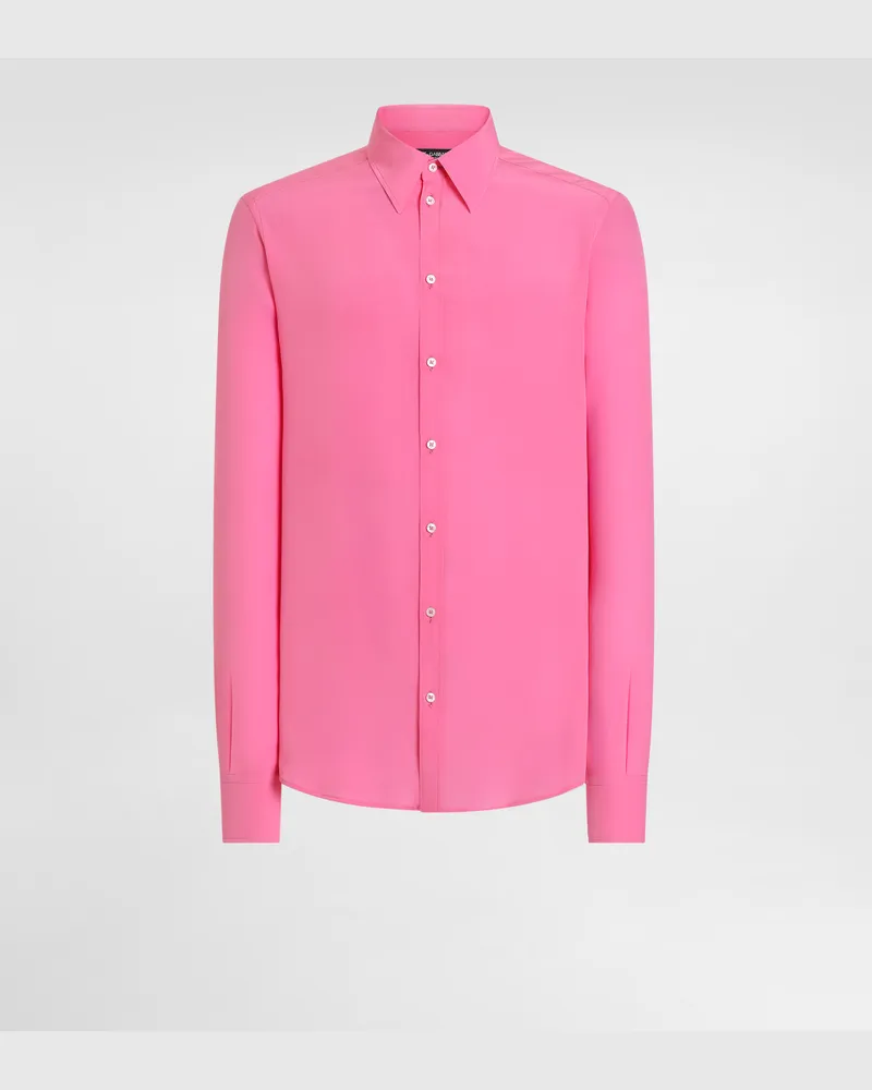 Dolce & Gabbana Crêpe De Chine Martini Shirt - Mann Collection 