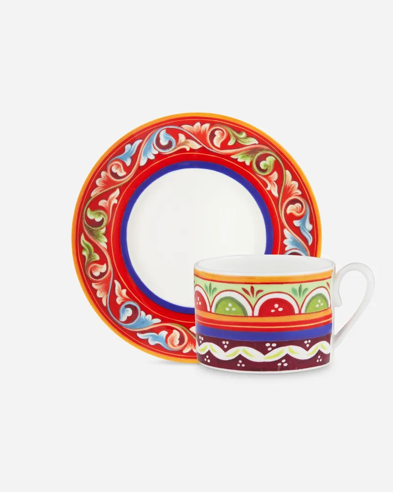 Dolce & Gabbana Fine Porcelain Tea Set - Teetassen Mehrfarbig Mehrfarbig
