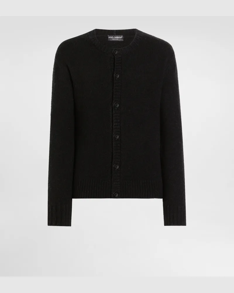 Dolce & Gabbana Wool Blend Cardigan - Mann Strickwaren Multicolor Multicolor