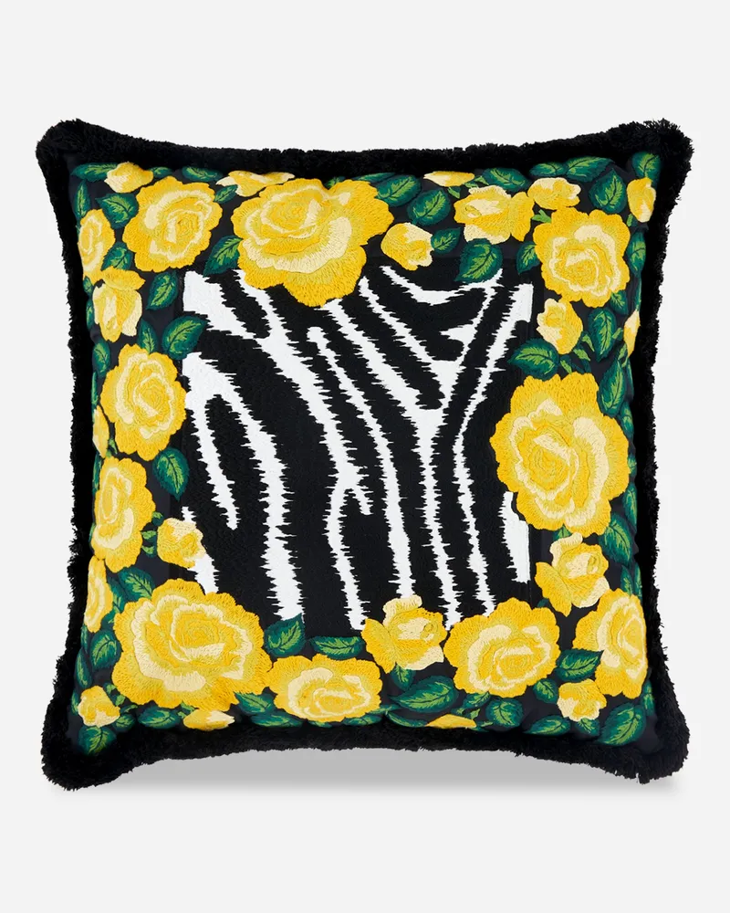 Dolce & Gabbana Cuscino Ricam50x50 - Besondere Kissen Mehrfarbig Mehrfarbig