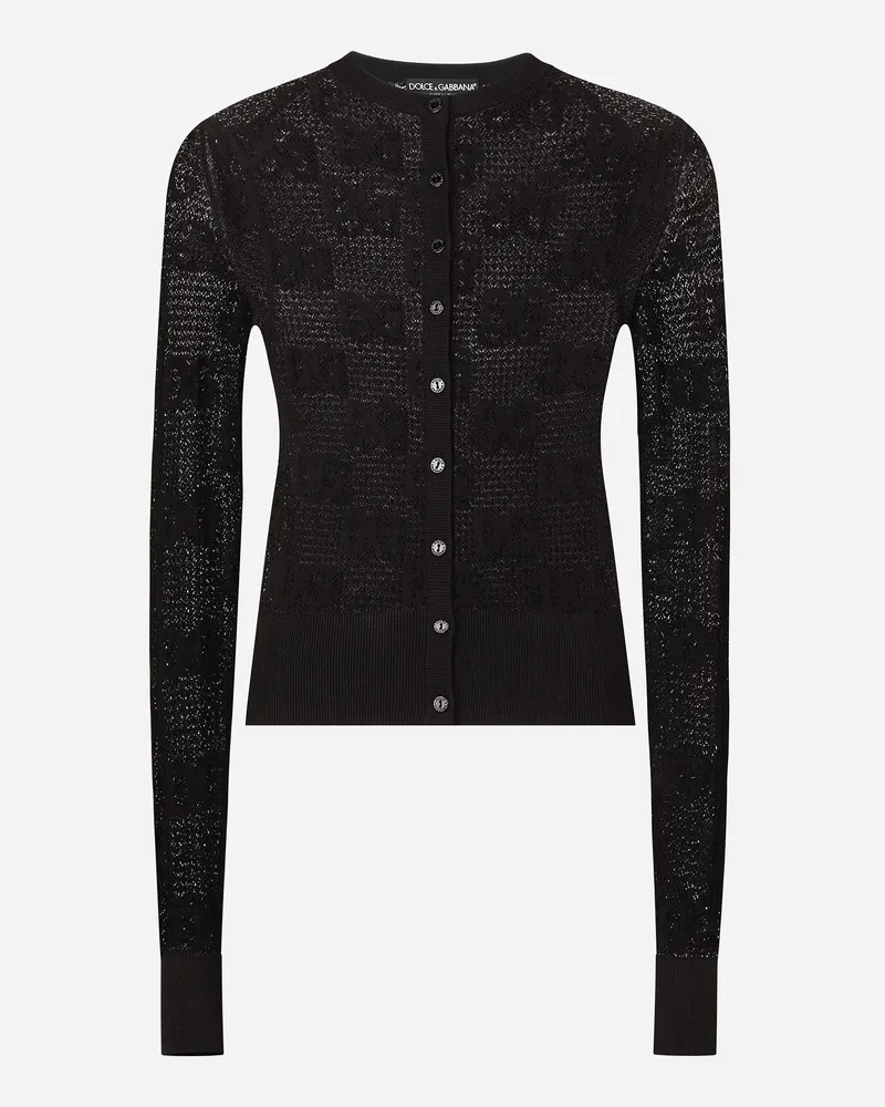 Dolce & Gabbana Cardigan C/bottoni - Frau Strickwaren Schwarz Schwarz