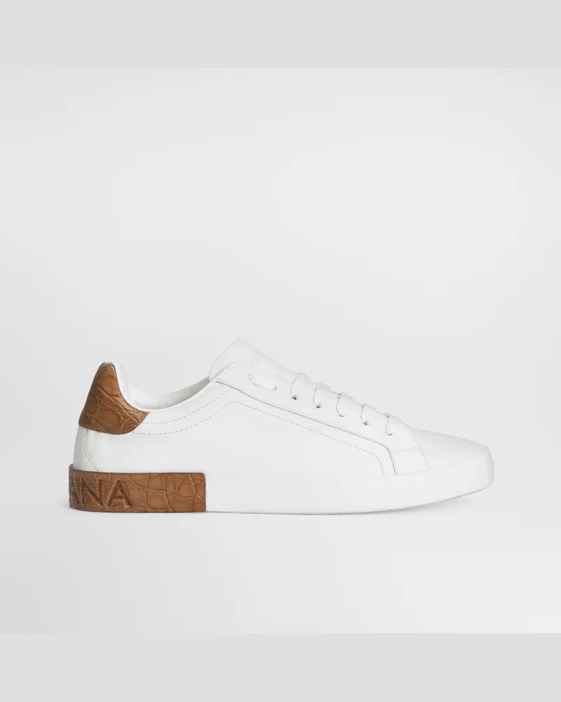 Dolce & Gabbana Sneaker Portofino Aus Kalbsleder - Mann Sneakers Multicolor Multicolor