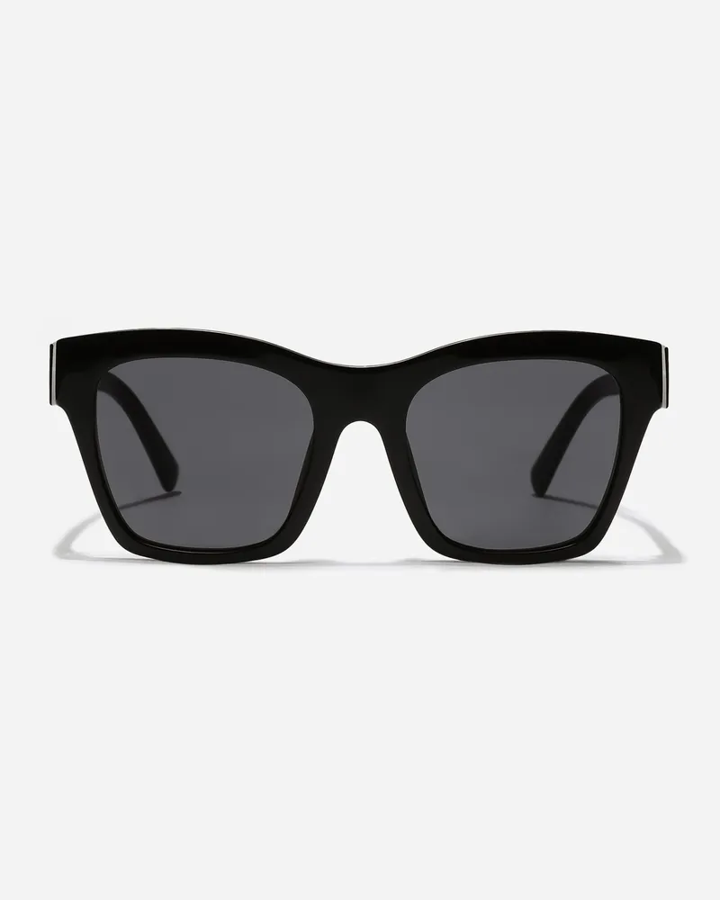 Dolce & Gabbana Sonnenbrille Dg Crossed - Frau Collection Schwarz Acetat Schwarz