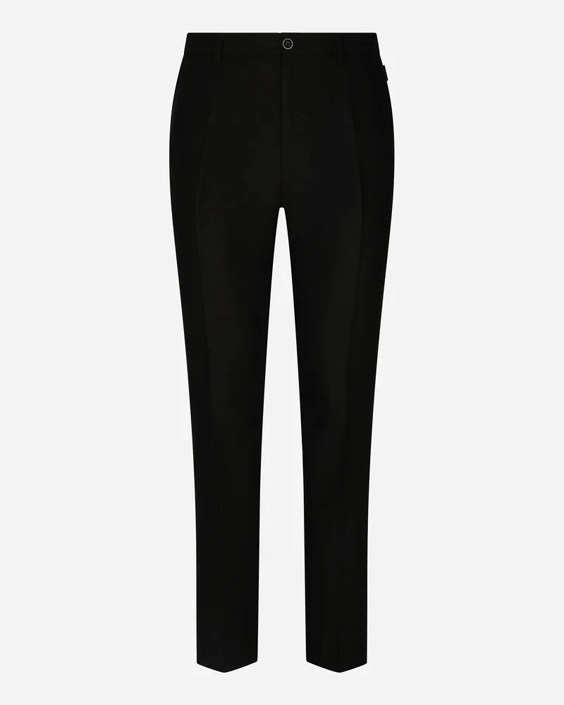 Dolce & Gabbana Hose Aus Leinen - Mann Hosen Und Shorts Schwarz Schwarz