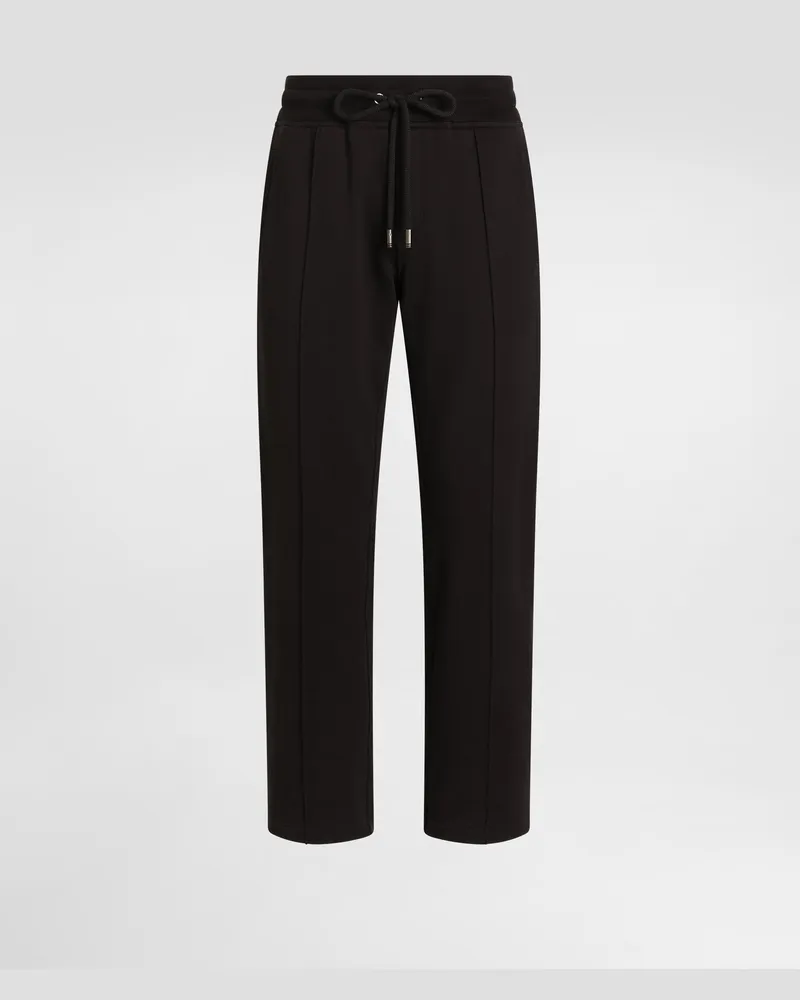 Dolce & Gabbana Jogginghose Aus Jersey - Mann Hosen Und Shorts Schwarz Schwarz