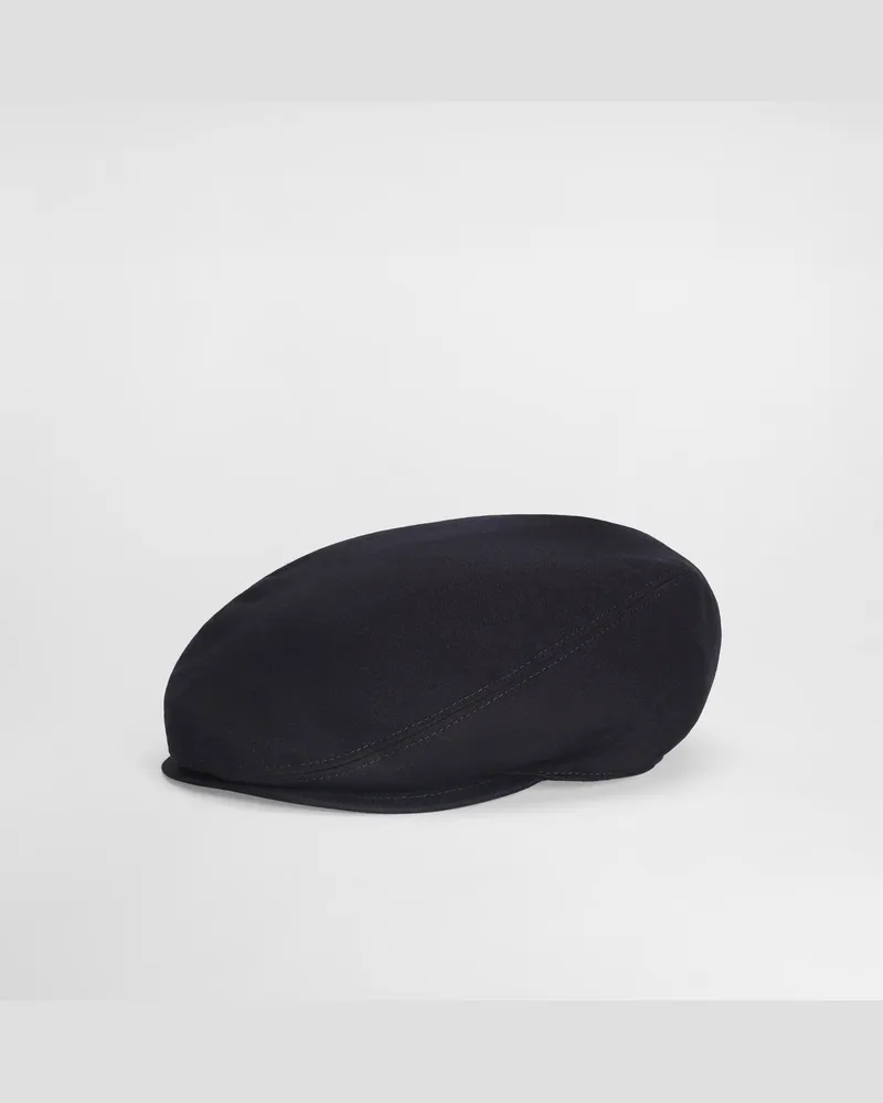 Dolce & Gabbana Flatcap Aus Baumwolle - Mann Collection Blau Blue
