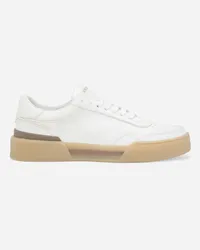 Dolce & Gabbana Sneaker New Roma aus Kalbsleder Weiss