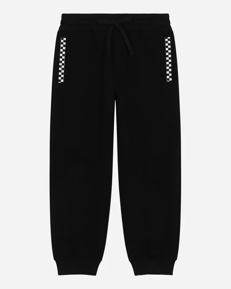 Dolce & Gabbana Jogginghose Aus Jersey - Mann Collection Schwarz Schwarz