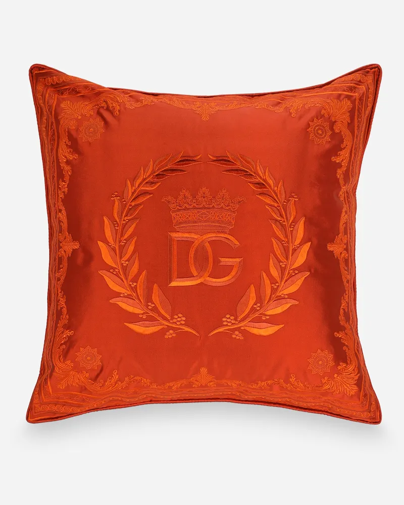Dolce & Gabbana Mikado Silk Cushion Medium - Besondere Kissen Mehrfarbig Mehrfarbig
