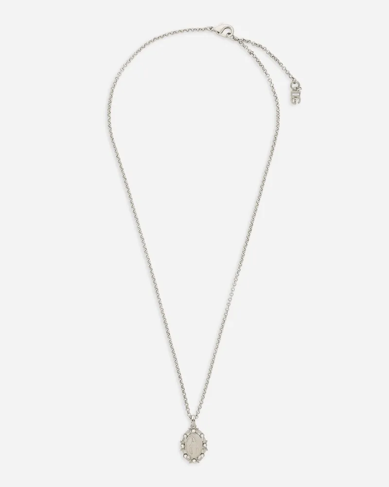Dolce & Gabbana Collana - Mann Bijoux Silber Metall Silber