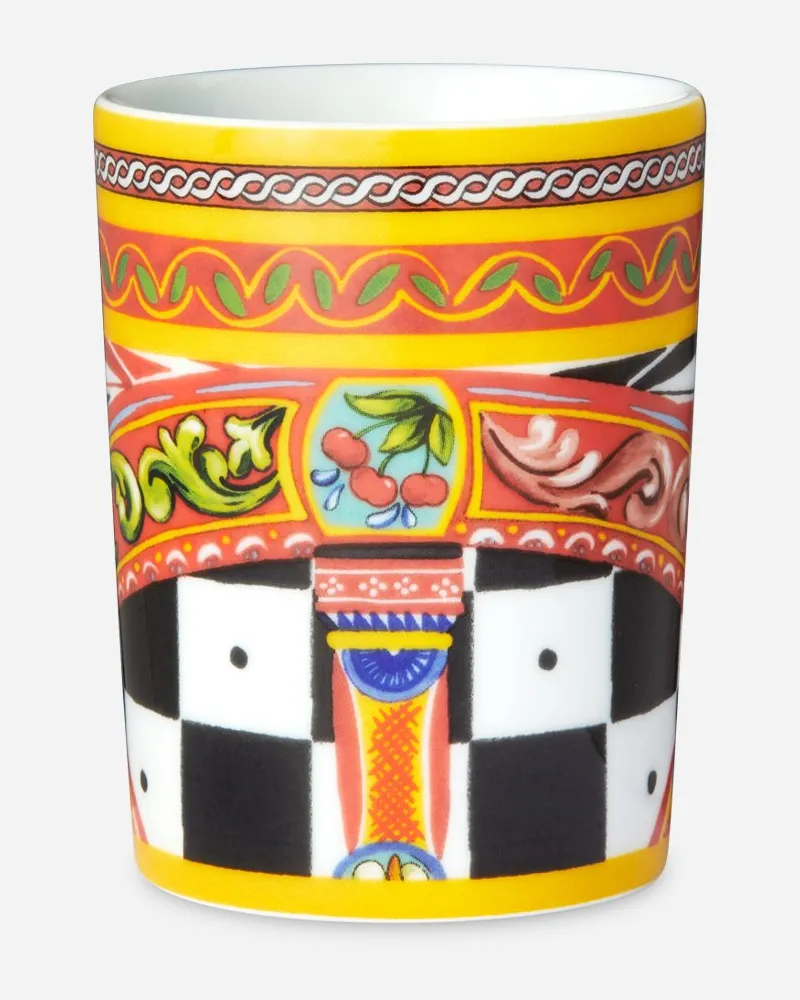 Dolce & Gabbana Porcelain Water Glass - Wassergläser Mehrfarbig Mehrfarbig