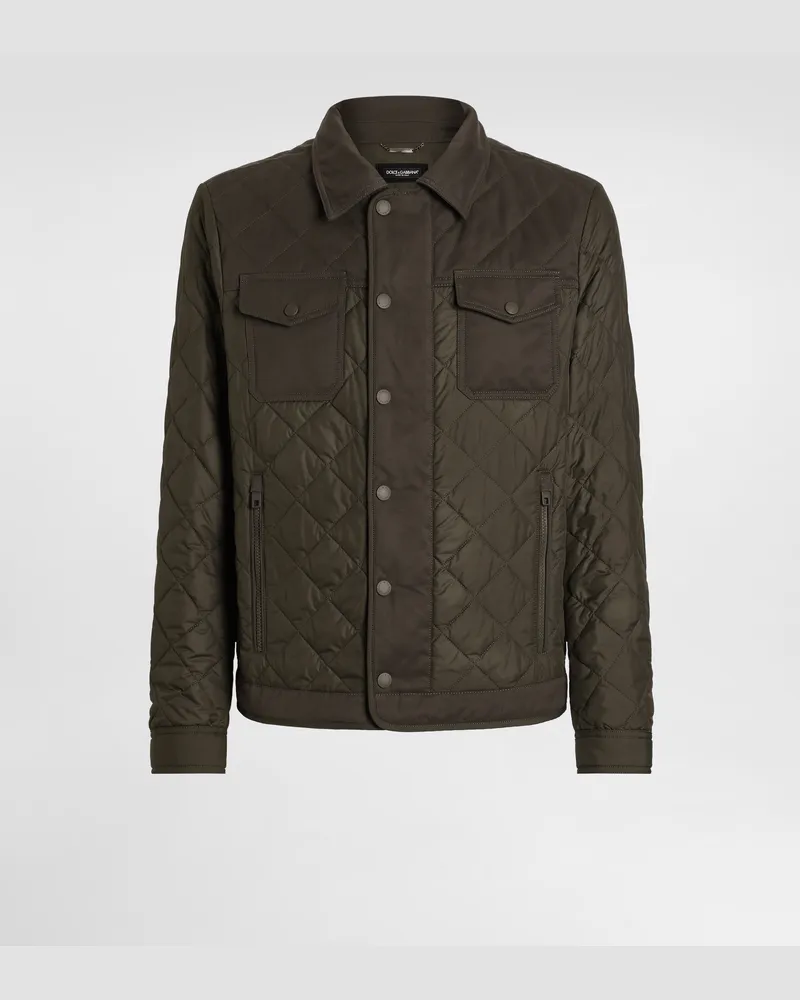 Dolce & Gabbana Steppjacke - Mann Mäntel Und Jacken Beige Beige