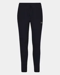 Dolce & Gabbana Jogginghose aus Woll- und Kaschmirstrick Blau