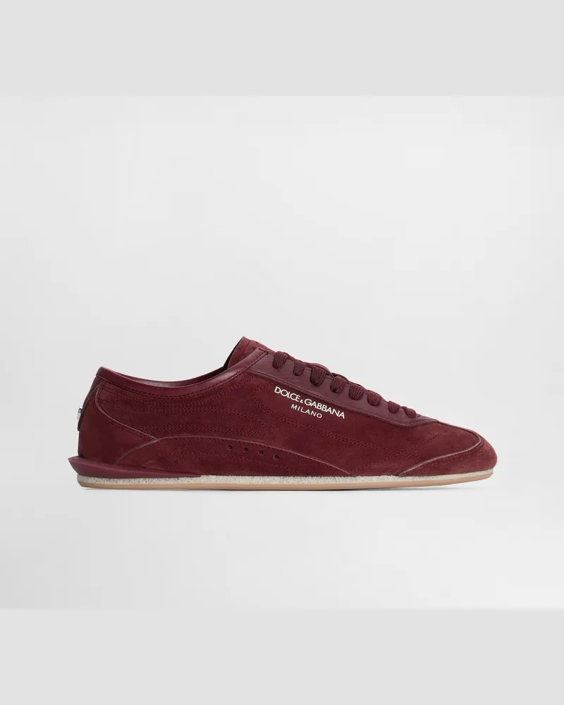 Dolce & Gabbana Schuhe Lipari Plus Aus Kalbsleder - Mann Schnürschuhe Burgundy Burgundy