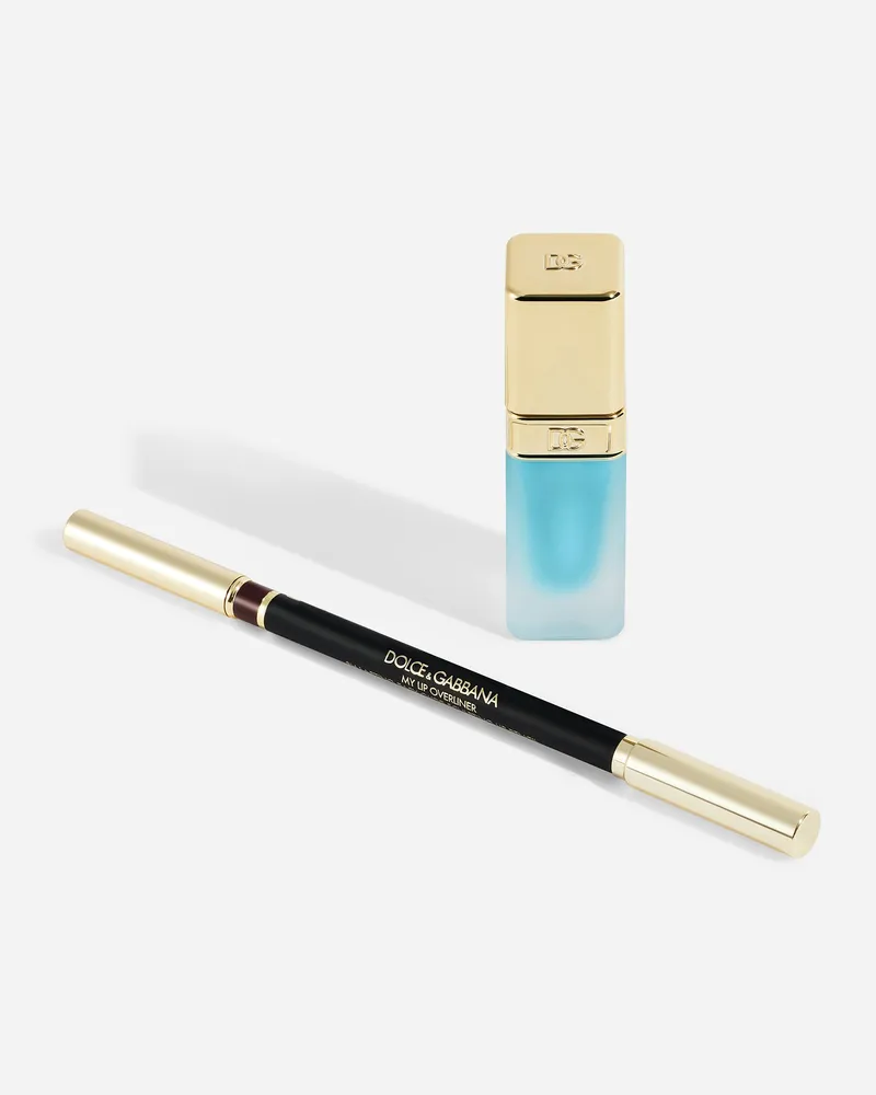 Dolce & Gabbana Fresh Summer Lip Kit - Woman Exklusives Set Mint Sorbet: Lipliner In Warmem Violett Mit Rotem Unterton & Lippenöl Mit Minzgeschmack Mint
