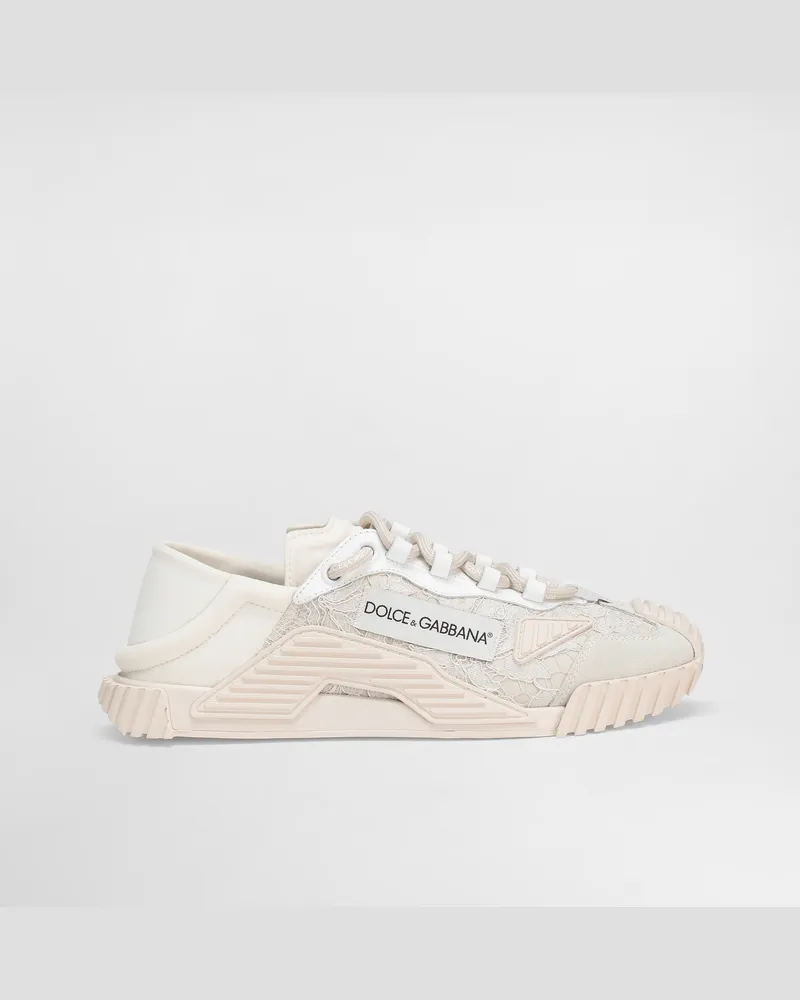 Dolce & Gabbana Slip-on-sneakers Ns1 Aus Materialmix - Frau Sneakers Grau Stoff Grau