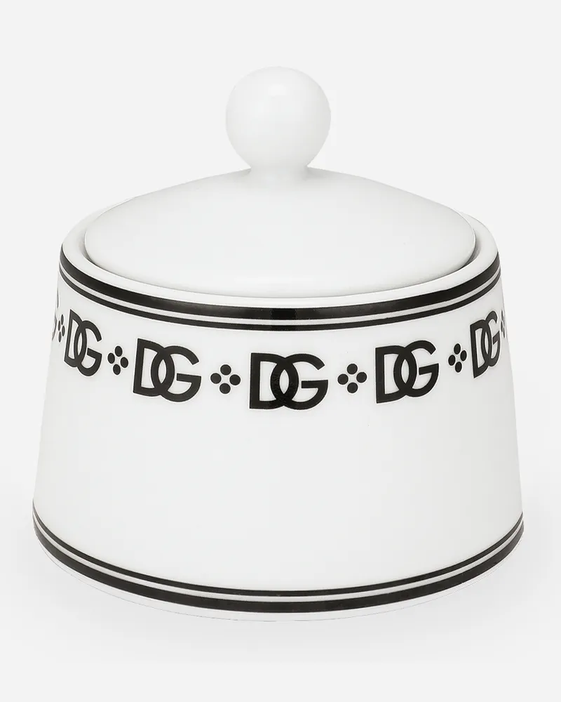 Dolce & Gabbana Zuckerdose Aus Porzellan - Accessoires Mehrfarbig Mehrfarbig