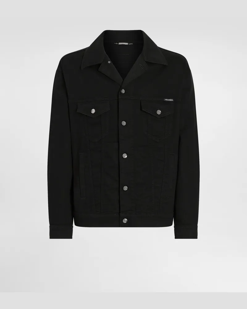 Dolce & Gabbana Giubbotto - Mann Jeans Mehrfarbig Baumwolle Mehrfarbig
