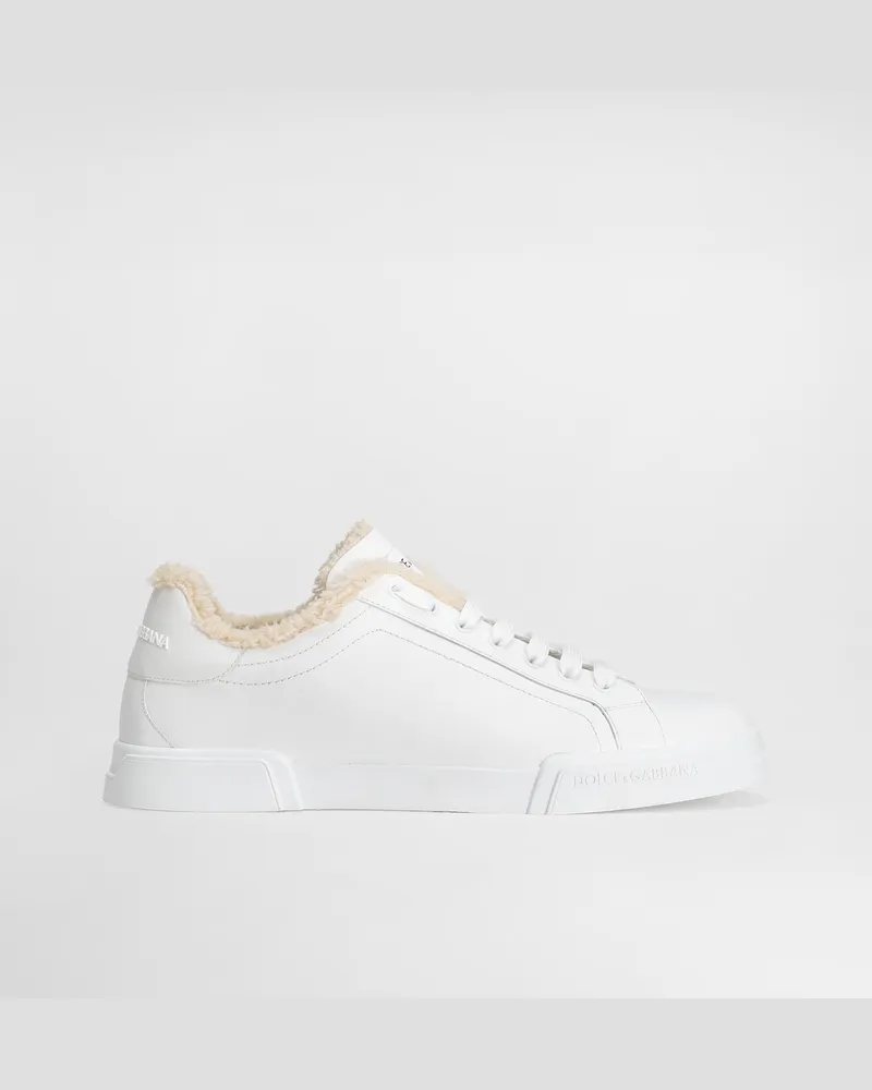 Dolce & Gabbana Sneakers Portofino Light Aus Kalbsleder - Mann Sneakers Mehrfarbig Mehrfarbig