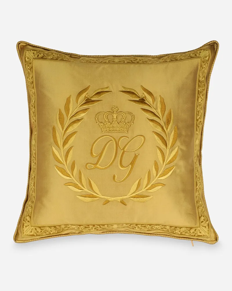 Dolce & Gabbana Mikado Silk Cushion Small - Besondere Kissen Mehrfarbig Mehrfarbig