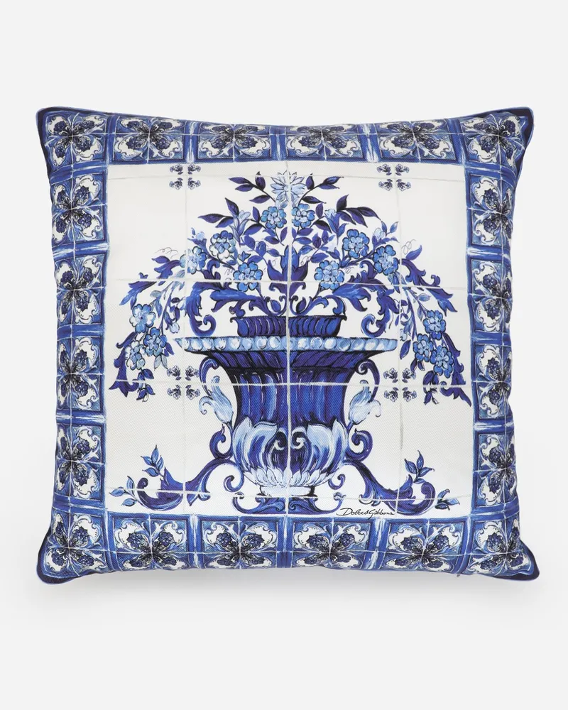 Dolce & Gabbana Silk Twill Cushion Small - Kleine Kissen Mehrfarbig Mehrfarbig