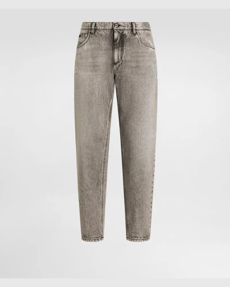 Dolce & Gabbana Hose Aus Denim - Mann Jeans Mehrfarbig Multicolor