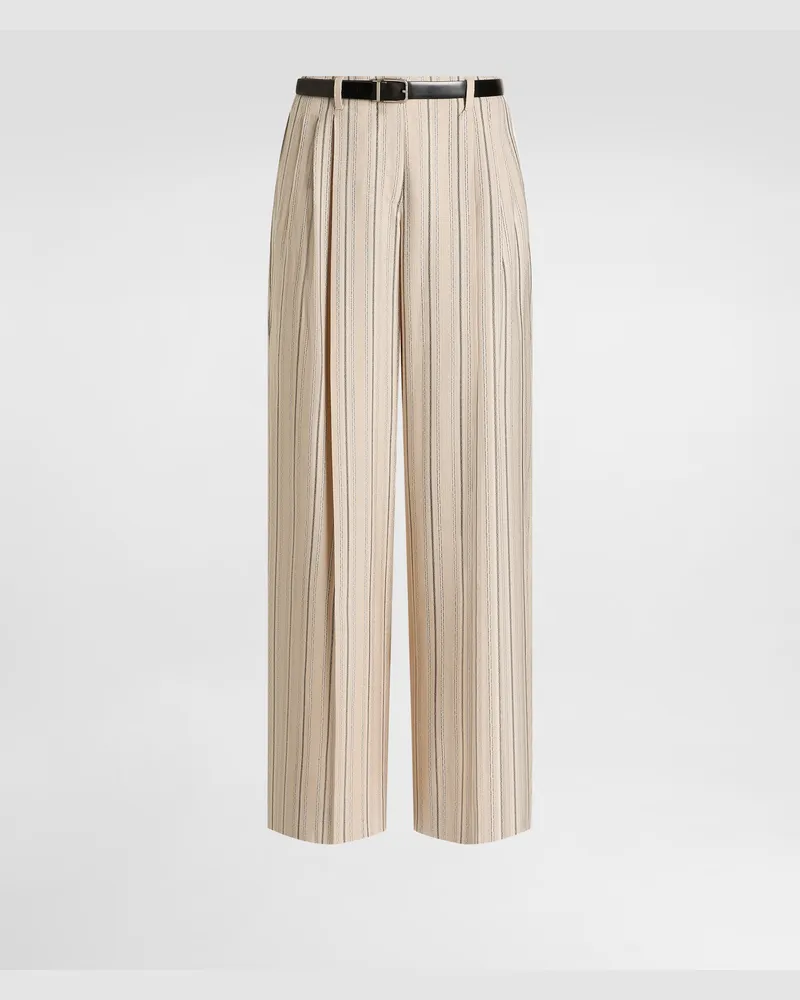 Dolce & Gabbana Regimental Pinstripe Trousers - Frau Hosen Und Shorts #n/d Multicolor