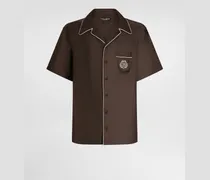 Hawaii Silk Twill Shirt - Mann Hemden Braun