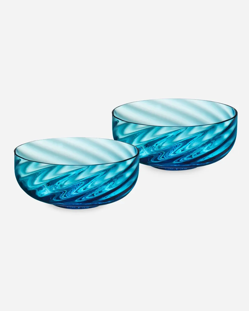 Dolce & Gabbana Set 2 Hand-blown Murano Glass Ice Cream Bowls - Tischdekorationen Und Servierschalen Mehrfarbig Mehrfarbig