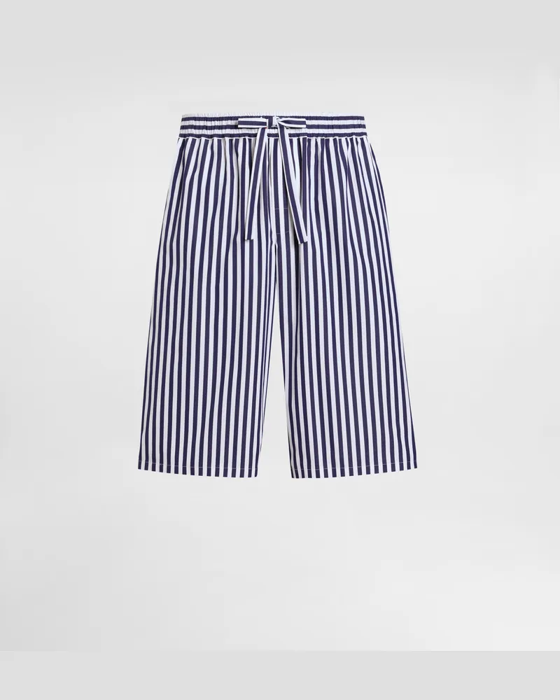 Dolce & Gabbana Striped Poplin Vanity Bermuda Shorts - Mann Hosen Und Shorts Mehrfarbig Mehrfarbig