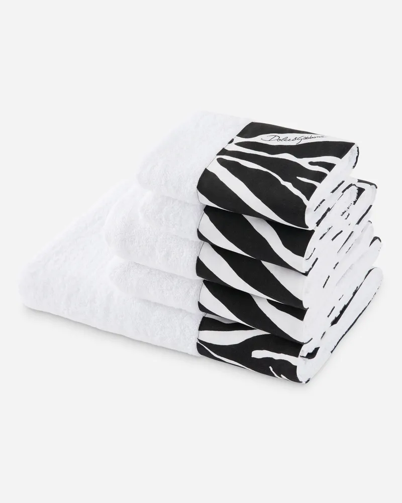 Dolce & Gabbana Set Of 5 Terry Cotton Towels - Handtuch-sets Mehrfarbig Mehrfarbig