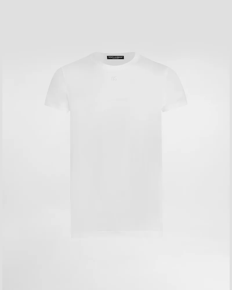 Dolce & Gabbana Jersey T-shirt - Mann T-shirts Und Polos Wei White