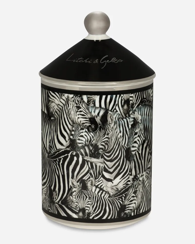 Dolce & Gabbana Porcelain Scented Candle – Lychee And Mulberry - Kerzen Mit Deckel Mehrfarbig Mehrfarbig