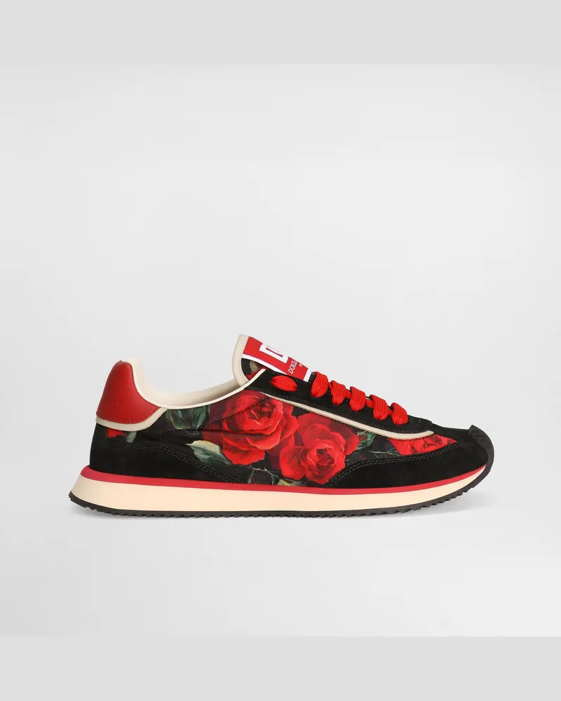 Dolce & Gabbana Sneaker Dg Cushion Aus Materialmix - Frau Sneakers Drucken Drucken
