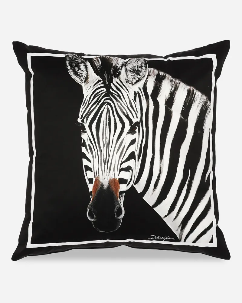 Dolce & Gabbana Duchesse Cotton Cushion Medium - Mittelgroße Kissen Mehrfarbig Mehrfarbig