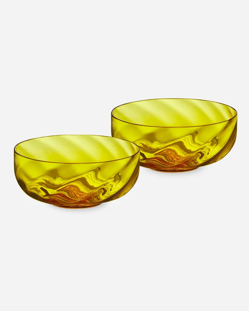 Dolce & Gabbana Set 2 Hand-blown Murano Glass Ice Cream Bowls - Tischdekorationen Und Servierschalen Mehrfarbig Mehrfarbig
