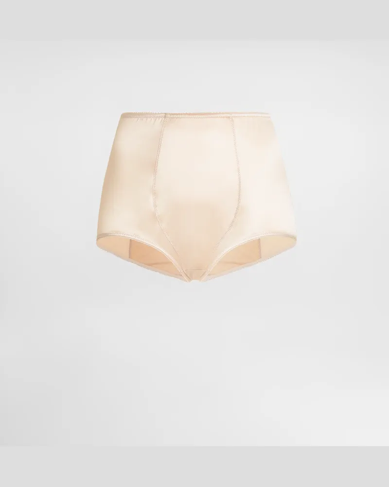 Dolce & Gabbana Ein Zartes Puderrosa Bestimmt Den Look Der Stylishen Taillenpanty Von . Sie Können Sie Sowohl Als Unterwäsche Als Auch Zu Transparenten Kleidern Tragen; Um Ihren Looks Einen Glamourösen Touch Zu Verleihen: - Frau Unterwäsche Puderrosa Seide Puder
