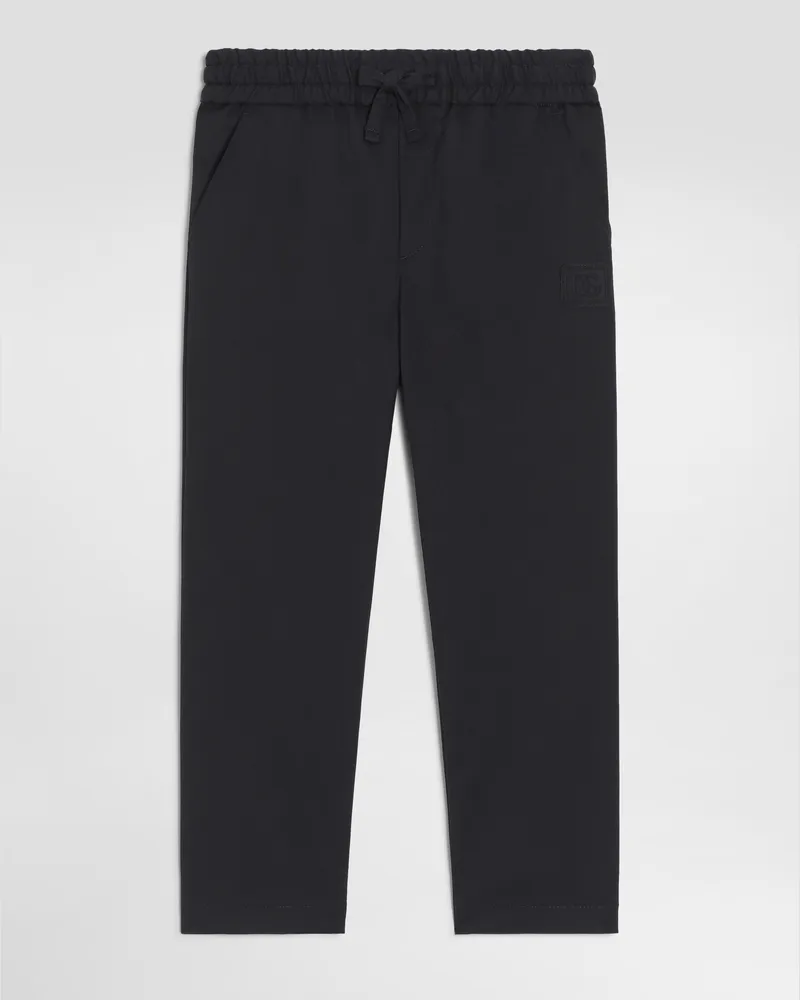 Dolce & Gabbana Hose Aus Techno-gabardine - Mann Collection Blau Blau
