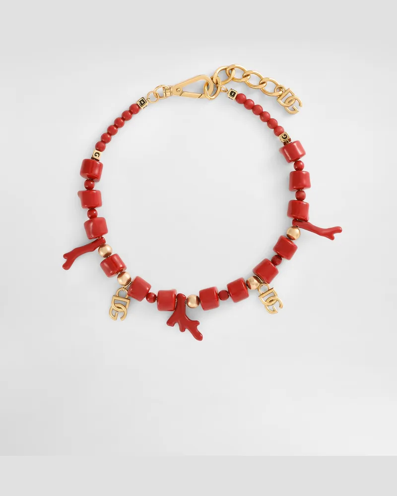 Dolce & Gabbana Halskette Mit Korallenästen - Mann Bijoux Gold Metall Gold