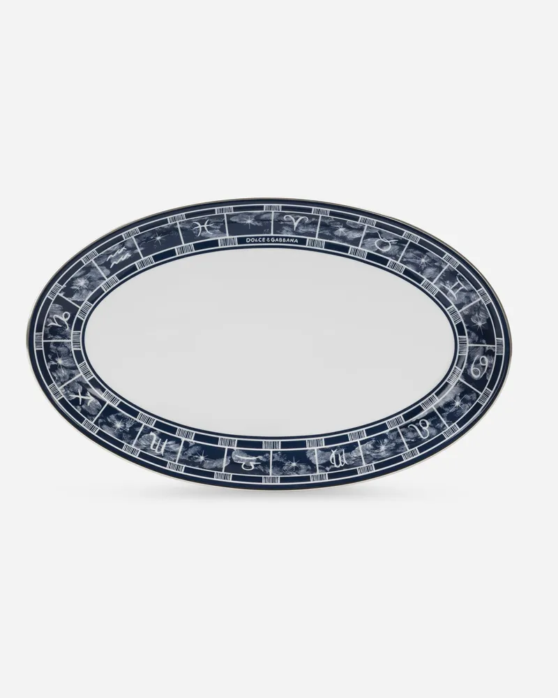 Dolce & Gabbana Porzellanplatte - Servierplatten Mehrfarbig Mehrfarbig