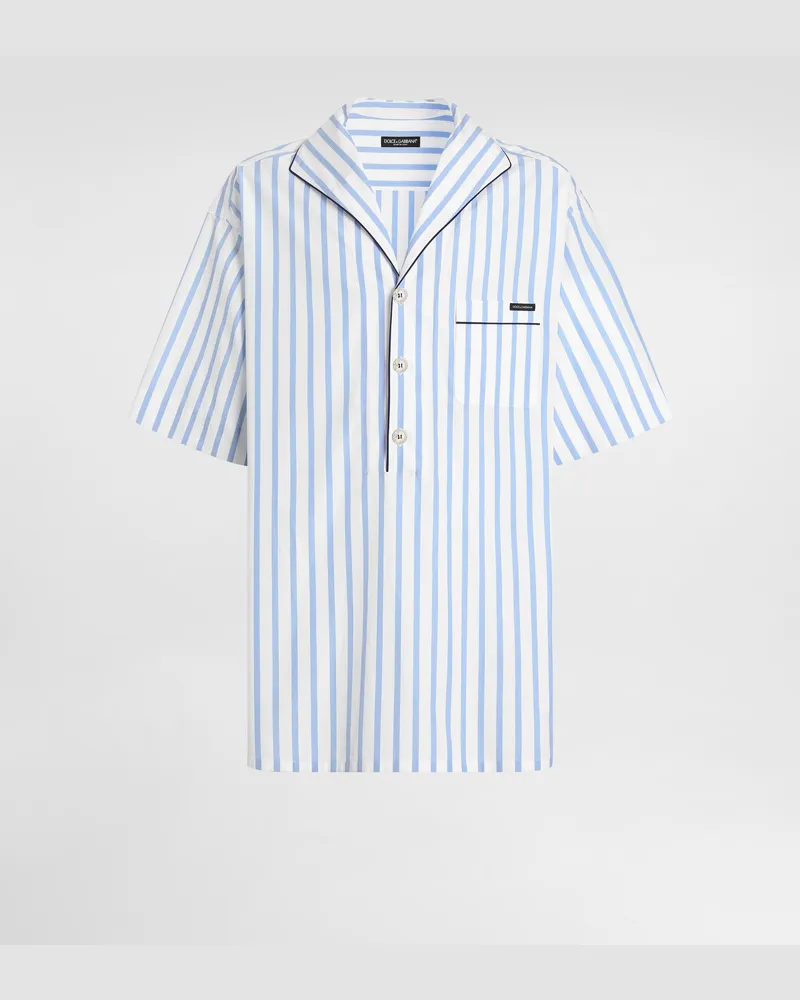Dolce & Gabbana Striped Poplin Shirt - Mann Hemden #n/d Mehrfarbig