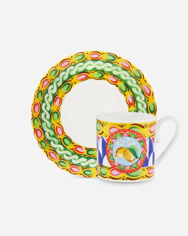 Dolce & Gabbana Fine Porcelain Espresso Set - Espressotassen Mehrfarbig Mehrfarbig