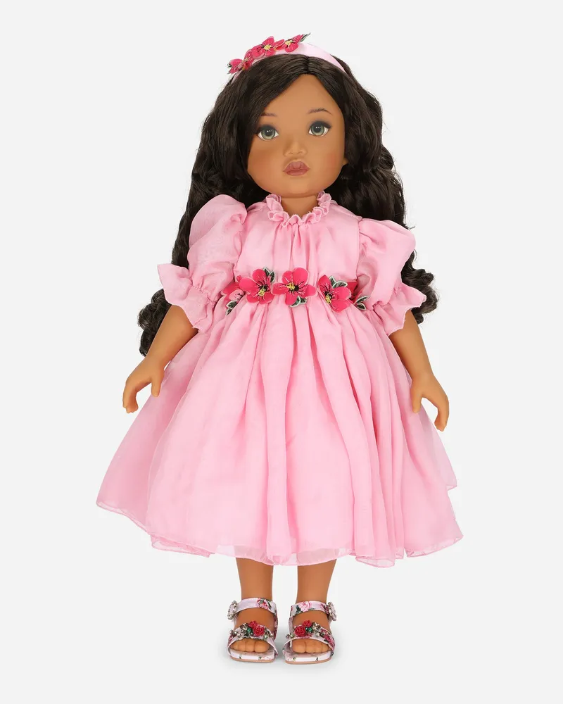 Dolce & Gabbana Doll With Chiffon Dress - Frau Mehrfarbig Mehrfarbig