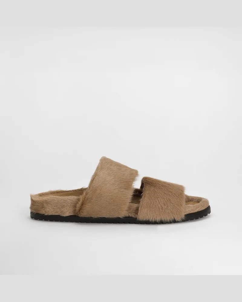 Dolce & Gabbana Dg Casual Kid Goat Sandals - Mann Sandalen Und Slides Beige Beige