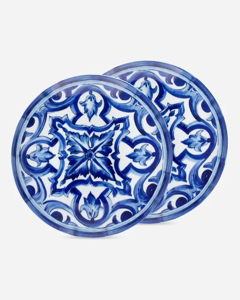 Dolce & Gabbana Set 2 Porcelain Bread Plates - Brotteller Mehrfarbig Mehrfarbig